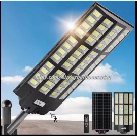 Bright 1200w 8kW Commercial Solar Street Light Outdoor Dusk to Dawn Super Bright