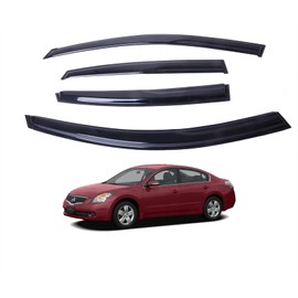 Fits for Nissan Altima 2007-2012 Safe Smoke Window Visor Sun Rain Vent Guard Vent Window Visor Window Deflector,4 Pcs