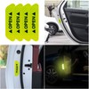 LANZMYAN Universal Door Open Reflective Warning Stickers Auto Open Sign