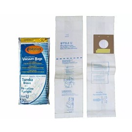 EnviroCare Eureka Bravo and Powerline Upright Style U Bags Microfiltratio