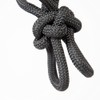 PFIFF 102937 Knot Halter with Reins, Snap Carabiner Swivels, Black,