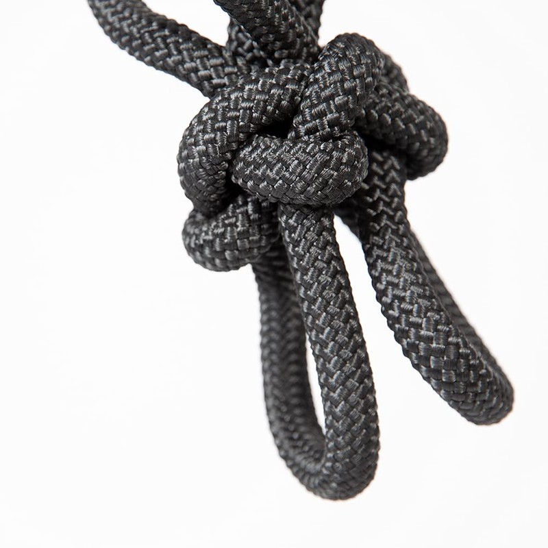 PFIFF 102937 Knot Halter with Reins, Snap Carabiner Swivels, Black,