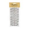 Pack of 60 Christmas Baubles Hooks Chrome Silver Christmas Tree