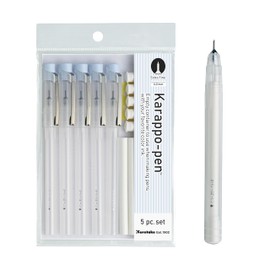 Kuretake Pen Container Empty Pen Millimeter Lead 5-piece Set ECF160-455