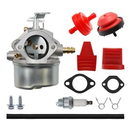 DUZFOREI 640052 Carburetor, Replacement for Tecumseh 640349 640054 640058 640058A, MFG # 5313/5002 / 5036, OREGON 50-659, STENS 520-926 Snow Blower Thrower