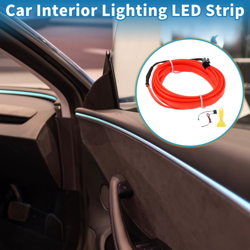 A ABSOPRO 2m EL Wire Cable LED Glow String Light