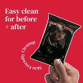 Flocko Wipes | "Tear It UP" Flushable Cleaning Wipes | Alcohol-Free, Biodegradable | Infused with Aloe & Vitamin E | Ideal for Hygiene, On-the-Go, Post-Workout, Cleaning | 6x8 inches | 20 Sheets
