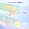 upsimples Acrylic Shelves for Wall Decor, 15" Display Shelf for