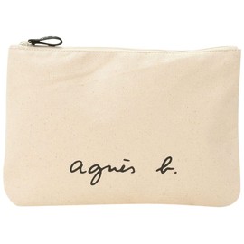 Agnes B GO03-07 Logo Sacoche Web Limited, white