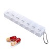 Pill Box 7 Days Transparent Organiser Box, Stylish Organiser Storage,