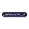 Capricornone Dinner Monitor Blue Gel Domed School Bar Badge