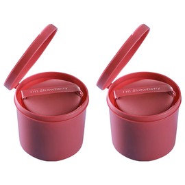Nilo Fruit Cushion Water Drop Air Puff 7p + Case Set, Pink, 2 Sets / 닐로 후르츠 쿠션 물방울형 에어퍼프 7p + 케이스 세트, 핑크, 2세트