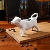 Angoily Ceramic Cow Coffee Creamer Dispenser: 40ml Withe Milk Creamer
