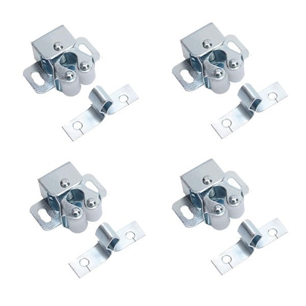 10 Pack Cabinet Door Latch, Cupboard Closet Doors Catch Closer