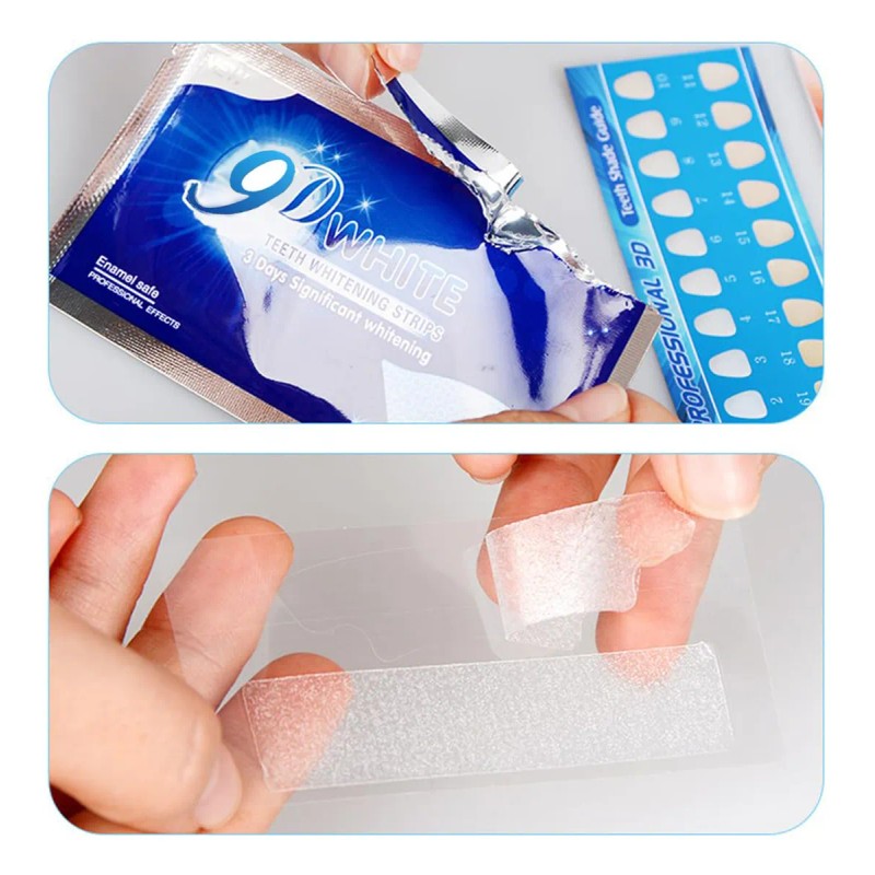 Tiras Blanqueadoras Dentales White Higiene Bucal