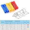 120 Pcs Insulated Straight Wire Terminal Connectors, Butt Splice Connectors,