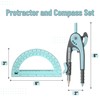 Mr. Pen- Compass and Protractor Set, Math Compass for Geometry