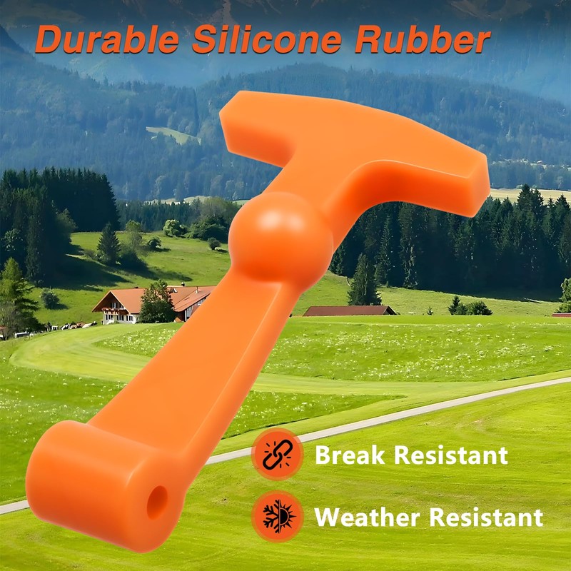 RUHUALIFE 2 Pack Orange Lid Latches Replacements Hard Cooler Handle