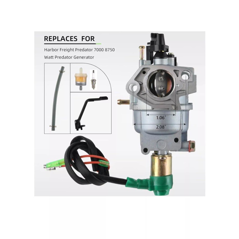 Generac Carburetor For Harbor Freight Predator 5500 6500 7000 8750