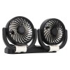 Unbranded Foldable Dual Head Fan Silent Cooling 2 Speeds 360