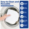 LOVECO 4 Pack Steam Mop Pads + 4 Microfiber Small