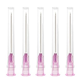 1.5in 38mm Luer Lock Dispensing Tools Individually Packaged, Pack of 100 (18G 38mm)