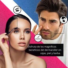 Dermaroller Lynnette Titanio 0.5 mm 540 Agujas Para Rostro                                                                                            