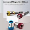 Create idea 6pcs Screw Ring Removable Screwdriver Ring Alloy Screwdriver