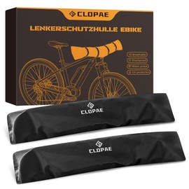 CLOPAE 2 Pack Handlebar Protective Cover Ebike Transport Protection Rain Cover Handlebar Protection Protective Cover Frame Protection Bicycle Ebike Protective Cover Protection Against Wet, Dust and Dirt with Zips
