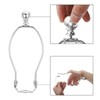 PATIKIL 7.5 Inch Lamp Harp with End Piece 1 Set