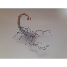 Wire Wrapped Scorpion Multi Color  Cactus Garden Desk Home Decoration Gift