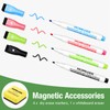HOMiDEK Magnetic Dry Erase Board: Small Fridge Whiteboard, Flexible Refrigerator