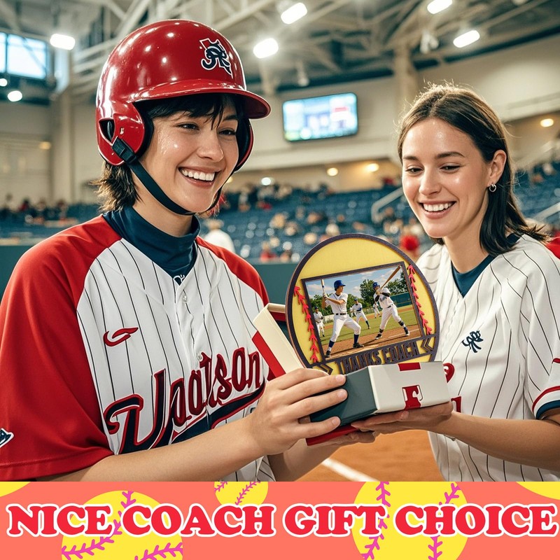 ZhowHoHo Softball 4 * 6 Frame Coach Gift from Team