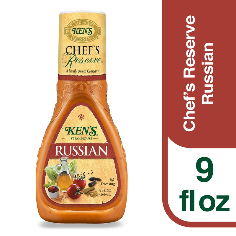 Ken's Steak House Chef's Reserve Russian Dressing (9 Ounce (Pack