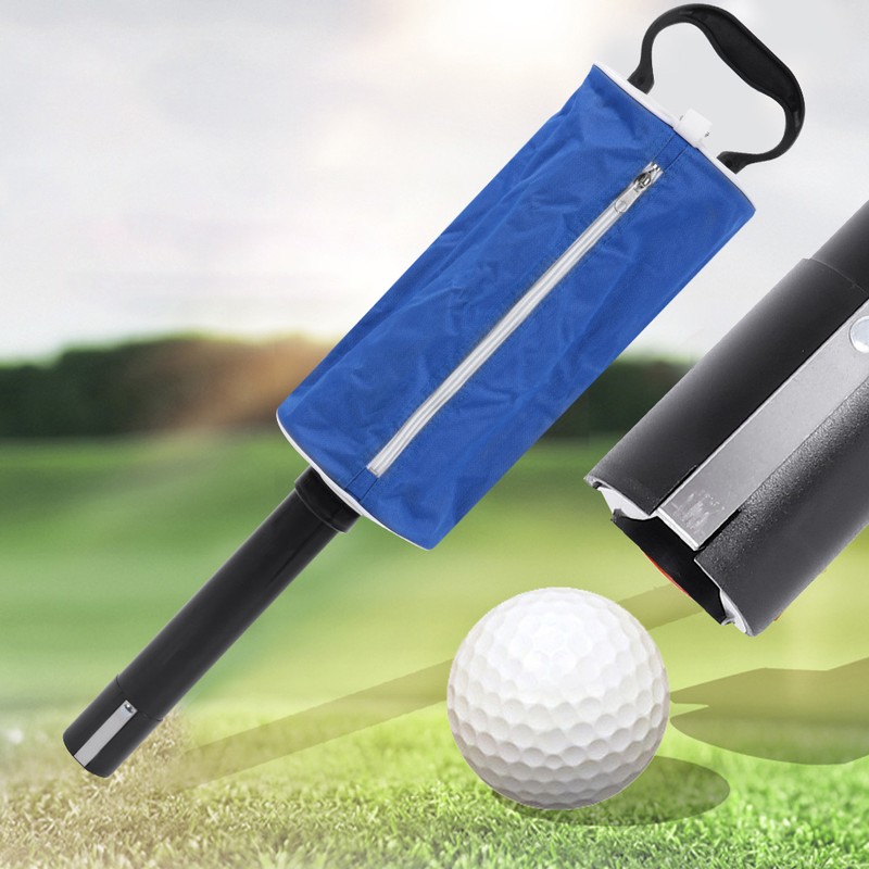 Portable Golf Ball Picker Pick up Bag Pocket Scooping Device