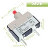 EPLZON 1.5A 1.5 Amps 125/250V AC 50V DC Manual Reset