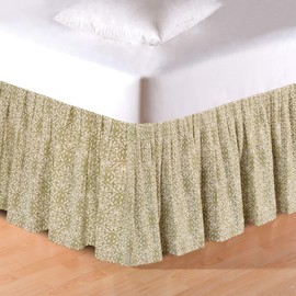 C&F Home Althea Twin Bed Skirt Twin Size Green