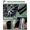 Glorider Small 6 Point Spline Lug Nuts Key Tuner Socket