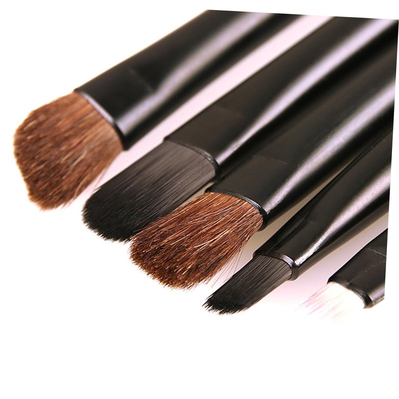 Baluue 2sets Basic Eye Makeup Kit 5-piece Brush Set Eyeliner