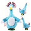 Blue Axolotl Porch Goose Outfits for Outdoor Yard Decor Lawn
