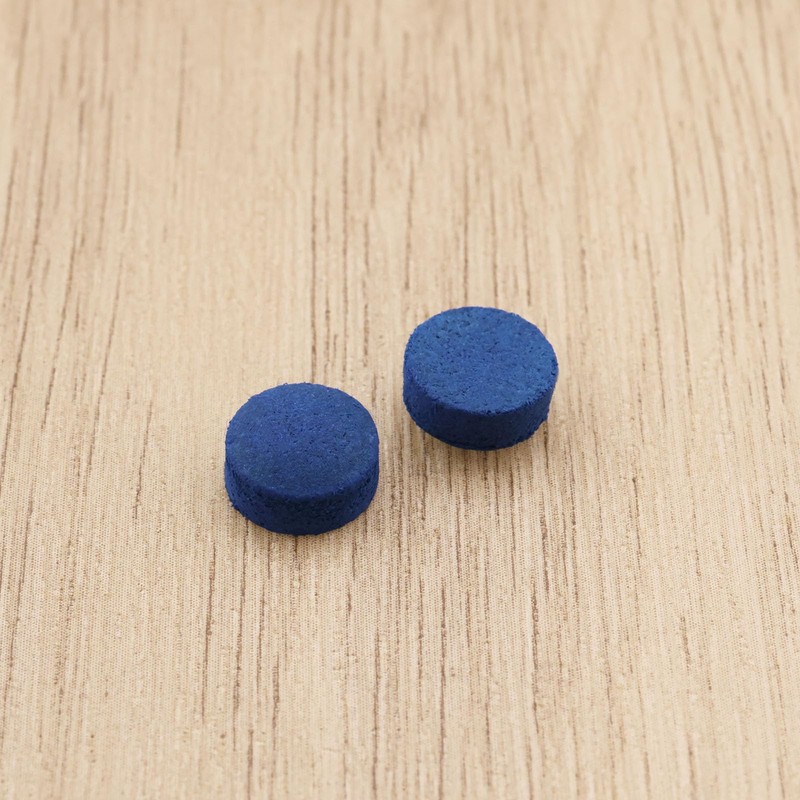 LT Easiyl 50 Pieces 9mm Blue Cue Tips for Pool