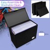 YNSZAS Comic Book Storage Box 15.8" X 7.8" X 11.8",