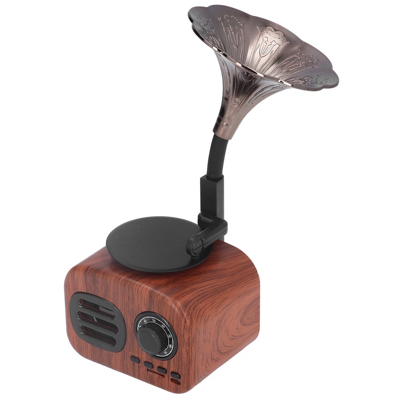 Vintage Wireless Speaker 5W USB Rechargeable Retro Bluetooth Speaker for