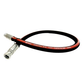 HYDRAULICS DIRECT | FA-UFW6-JIC-NPT-30 Inch | Assembly: 3/8" Ultraflex Hose with 3/8" Female JIC x 3/8" Male NPT, 30" long (5,583 psi)