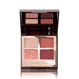 Charlotte Tilbury Luxury Palette Eyeshadow - Shimmer, Metallic & Satin Matte Eyeshadow Quad with a Rich Powder Formula - Includes 4 Complementary Shades - Walk Of No Shame