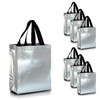 Nush Nush Set of 30 Shiny Silver Gift Bags in