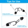 HARSKIYER 18 Inch Small Bungee Cords with Hooks, 12 Pack