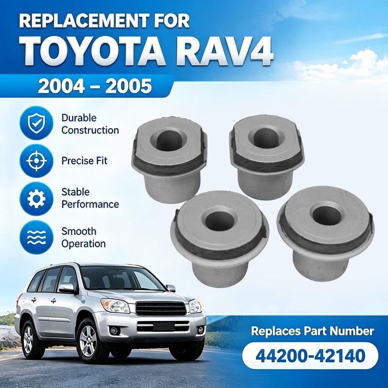 Pyladea Rack & Pinion Bushing Kit Replacement for 2004-2005 Toyota