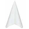 50 Apartina Napkins Fabric-Like Airlaid, Plain, White, Size 40 x