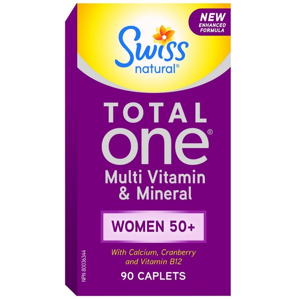 Swiss Natural TOTAL ONE MULTI VITAMIN AND MINERAL, Women 50+ / 90CP